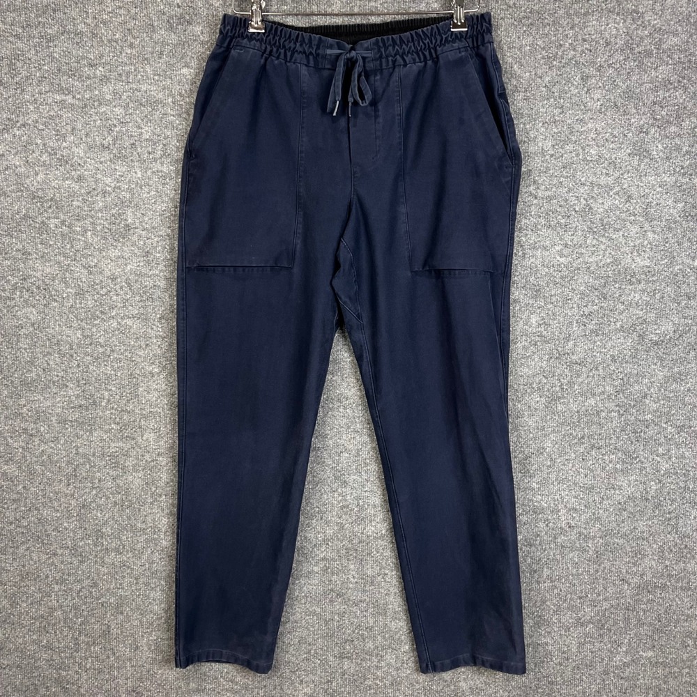 Lululemon ABC Jogger Mens Large Navy Blue Excellent Elastic Waist Drawstring